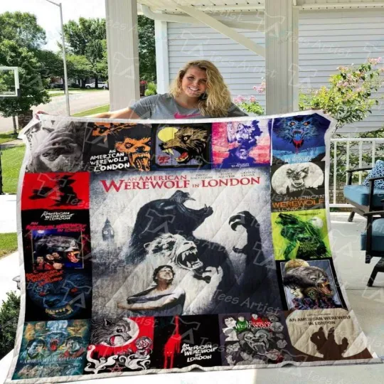 Discover An American Werewolf in London Blanket, Jack Goodman Fleece, Sherpa Blanket