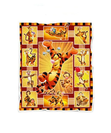 Discover Winnie The Pooh Tigger Quilt, Pooh's Friends Quilt Blanket Soft and Cozy Luxury