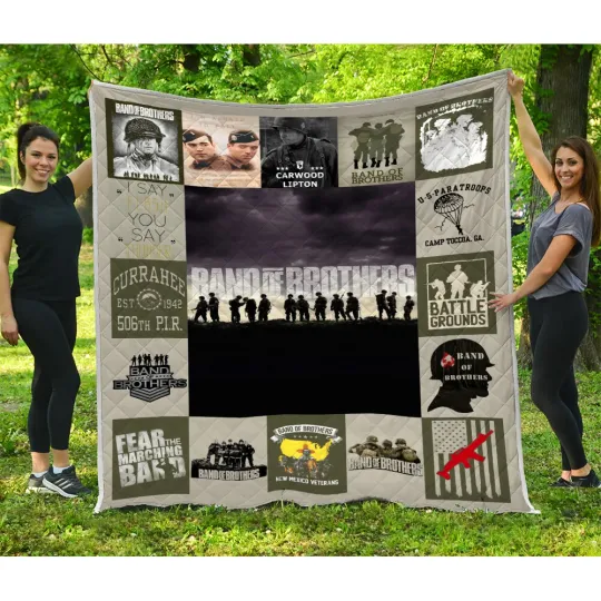 Discover Band Of Brothers Quilt, Band Of Brothers Quilt Blanket Soft and Cozy Luxury