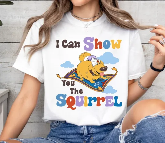 Discover Disney Up Russell Dug I Can Show You The Squirrel T-Shirt