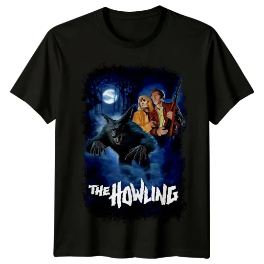 Discover The Howling (1981) Movie Poster Inspired T-Shirt Retro 80s Tee