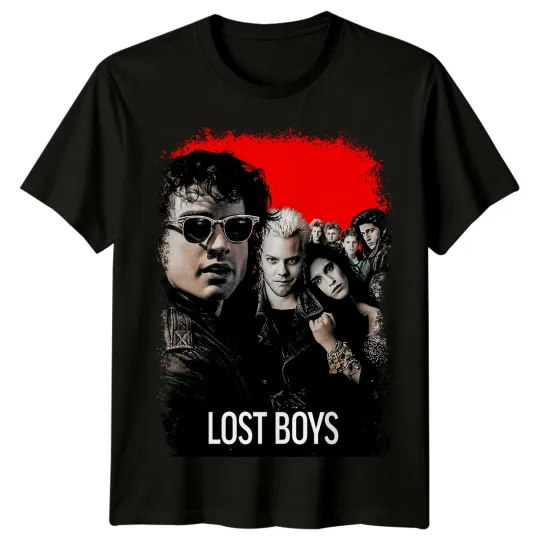 Discover Lost Boys Movie Poster Inspired T-Shirt Retro Classic Film Graphic Tee Unisex