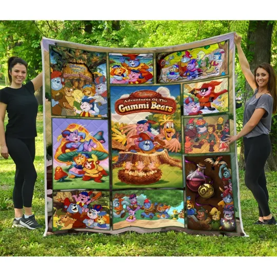Discover Adventures of the Gummi Bears Quilts, Cartoon TV Series Quilt Blanket