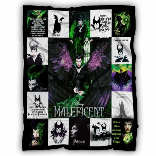 Maleficent Blanket, Mistress of All Evil Fleece, Sherpa Blanket