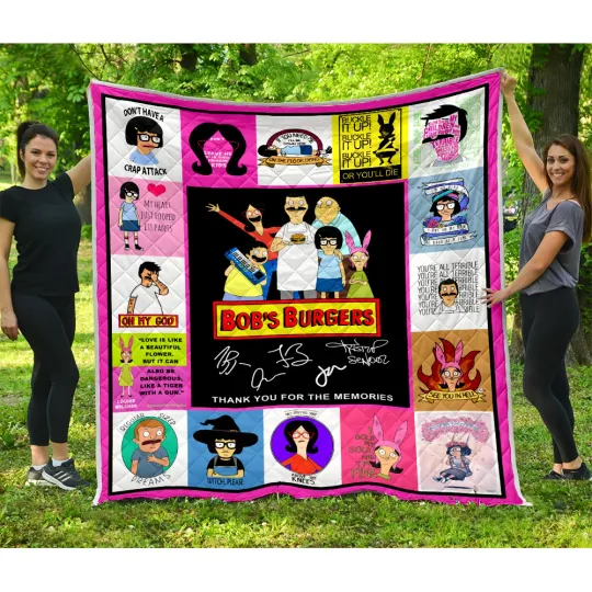 Discover Bob's Burger Quilts, Bob's Burger Quilt Blanket Super Soft Comfy Warm Plush