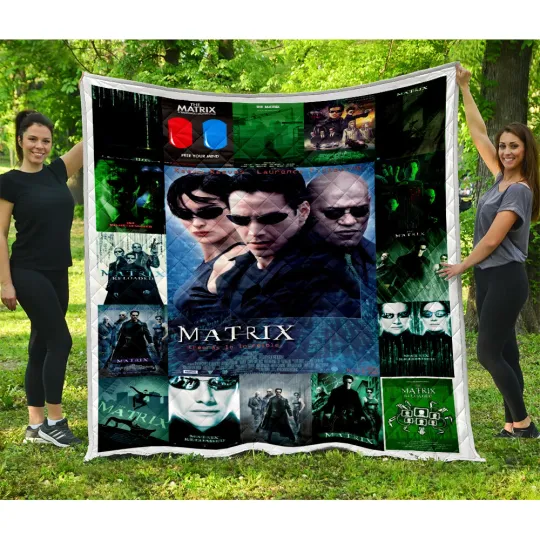 Discover The Matrix Quilt, The Matrix Movies Quilt Blanket Super Soft Comfy Warm Plush