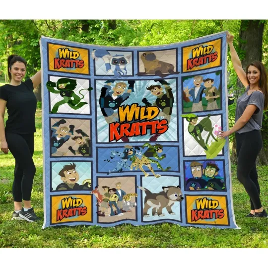 Discover Personalized Wild Kratts Quilts, Wild Kratts Cartoon Quilts Blanket
