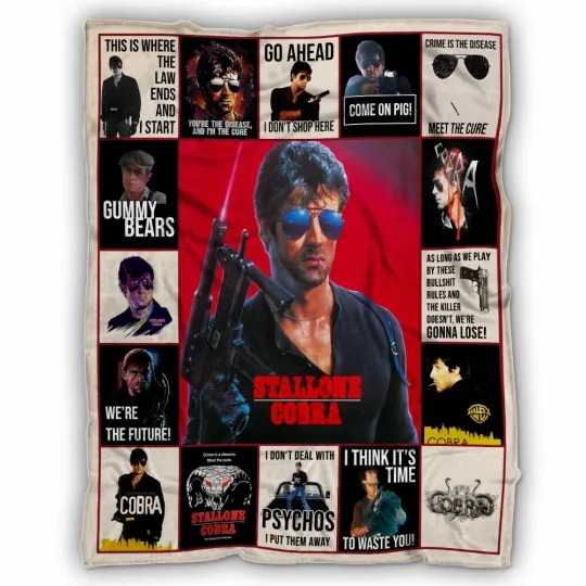 Discover Cobra Blanket, Cobra Movie Fleece, Sherpa Blanket Super Soft Comfy Warm Plus