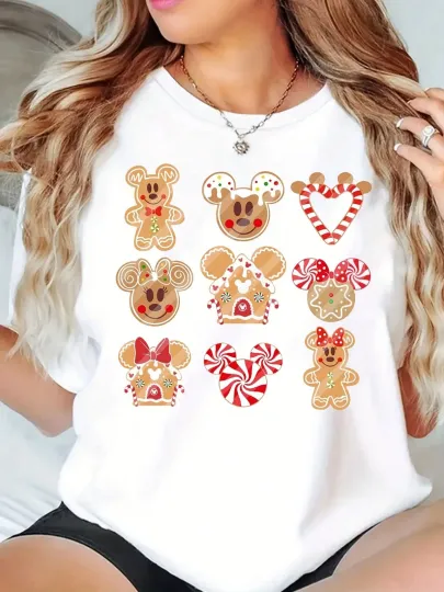 Discover Disney Funny Mickey Mouse And Minnie And Their Friends T-Shirt