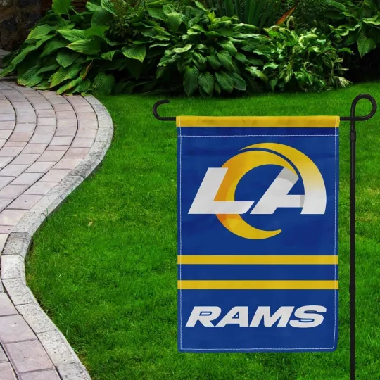 Discover For Los Angeles Football Fans 12x18" Garden Flag Double Sided Yard Banner
