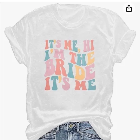 Discover Swift Theme "It’s Me, Hi I’m The Bride It’s Me Wedding Bride T-shirt