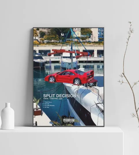 Discover Dave & Central Cee Split Decision Album Poster | Music Artwork and Tracklist