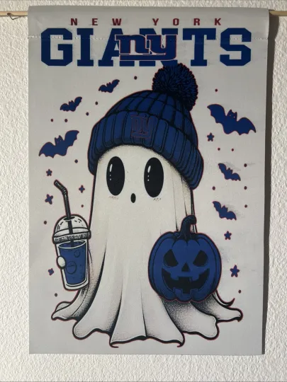 Discover Garden Flag 12x18 football New York Giants Ghost Cute All football Teams Halloween