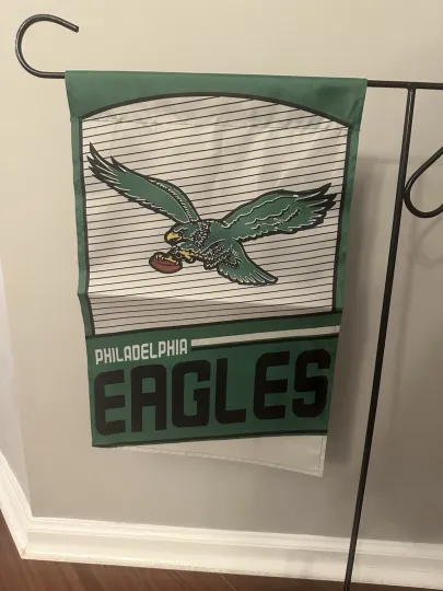 Discover Philadelphia Eagles Garden Flag Vintage 1993 Double Sided Premium Yard Flag