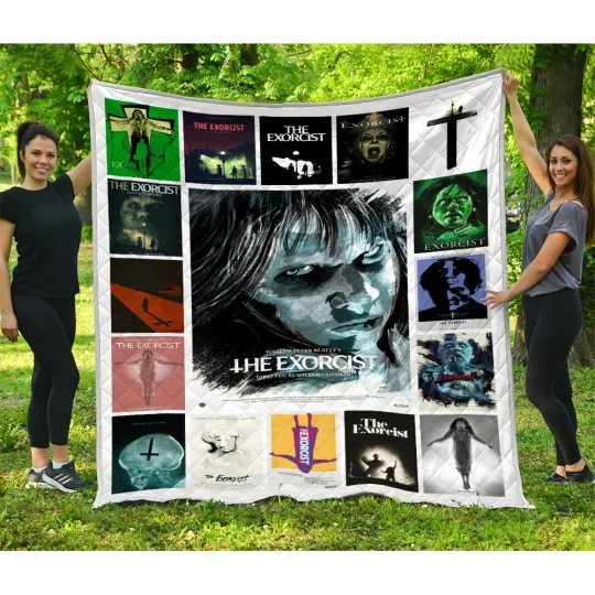 Discover The Exorcist Quilts, The Exorcist Horror Movies Quilt Blanket Soft and Cozy