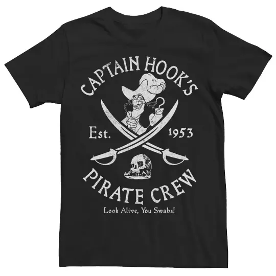 Discover Disney's Peter Pan Captain Hook Pirate Crew T-Shirt, Gift For Friends