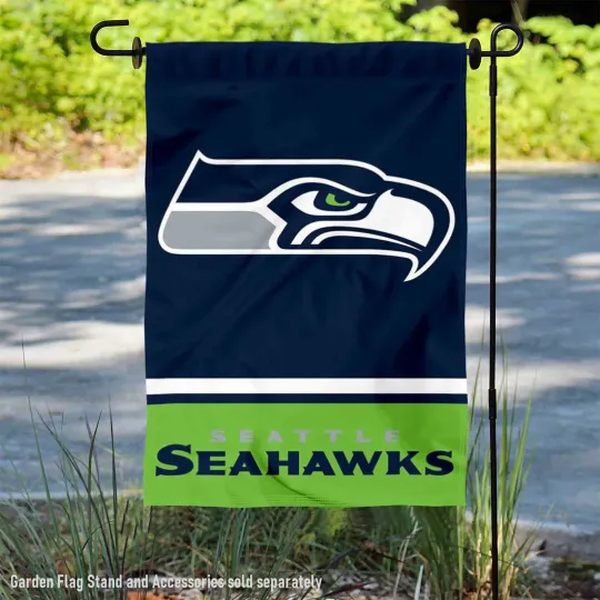 Seattle Seahawks Garden Flag and Yard Banner