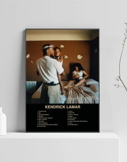 Discover Kendrick Lamar Mr. Morale & the Big Steppers Album Poster with Tracklist