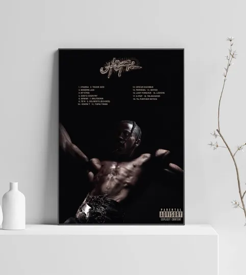 Discover Travis UTOPIA Album Premium Music Poster Artwork & Tracklist
