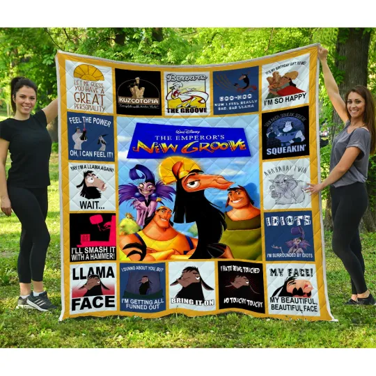 Discover The Emperor's New Groove Quilt, Cartoon Movie Quilt Blanket