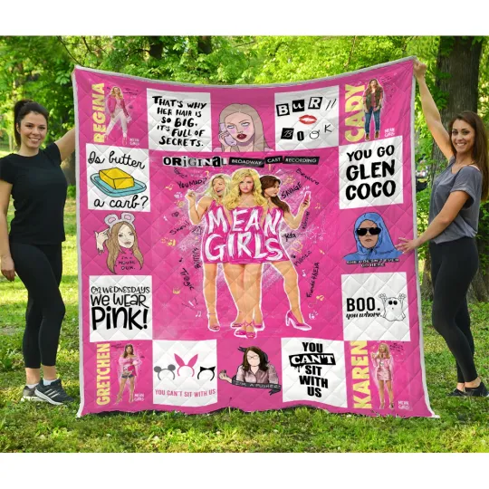 Discover Mean Girls Quilts, Mean Girls Quilt Blanket Fluffy, Cozy, Plush Comfy