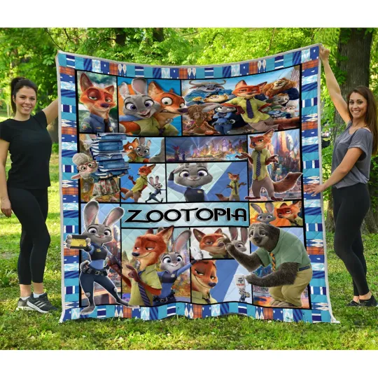 Discover Zootopia Quilts, Zootopia Cartoon Movie Quilt Blanket Soft & Cozy