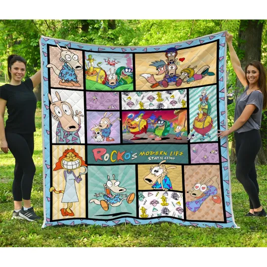 Discover Rocko's Modern Life Quilts, Rocko's Modern Life TV Series Quilt Blanket