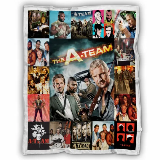 Discover The A-Team Blanket, The A-Team TV Series Fleece, Sherpa Blanket Super Soft Cozy