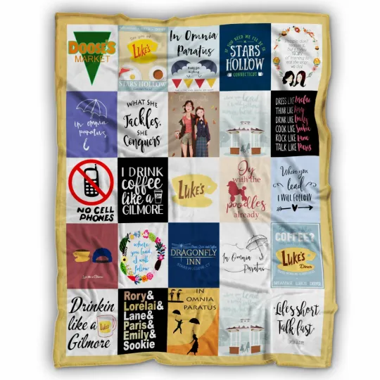 Discover Gilmore Girls Blanket, Gilmore Girls TV Series Fleece, Sherpa Blanket Gifts