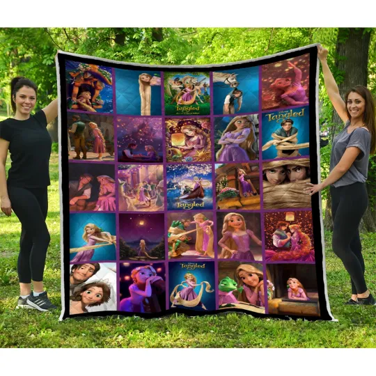 Tangled Quilt, Tangled Cartoon Movie Quilts Blanket Soft and Fuzzy