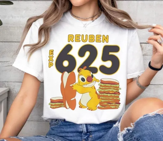 Discover Disney Lilo And Stitch Reuben Experiment 625 Sandwich Shop T-Shirt