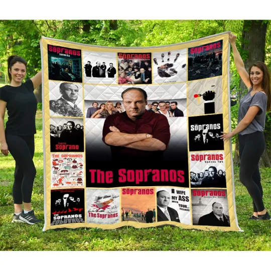 Discover The Sopranos Quilt, The Sopranos TV Series Quilt Blankets Fluffy, Cozy, Plush
