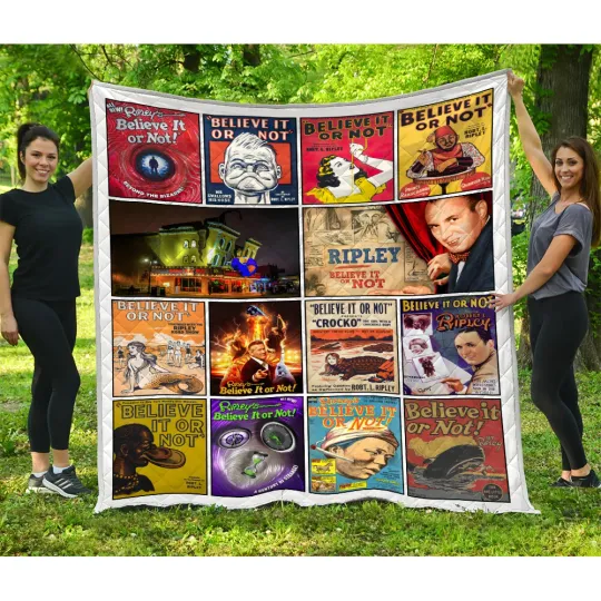Discover Ripley's Believe It or Not Blanket, TV Series Quilt Blanket Super Cozy and Comfy