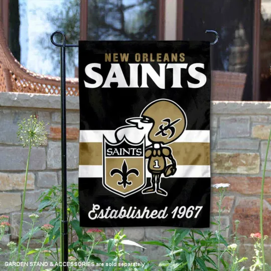 New Orleans Saints Throwback Retro Vintage  Garden Yard Banner Flag