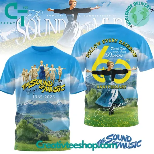Discover The Sound of Music 60th Anniversary 3D Printed T-Shirt