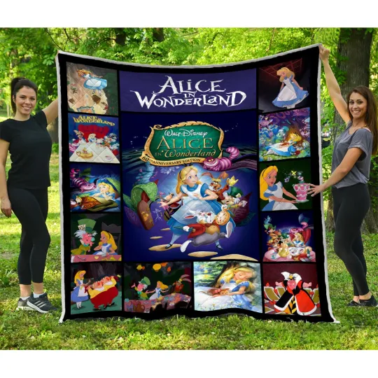 Discover Alice In Wonderland Quilts, 60th Anniversary Edition Quilts Blanket