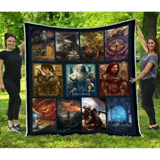 Discover The Lord of the Rings Quilts, The Hobbit Quilts Blanket Soft All Seasons