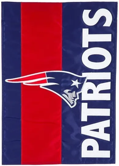 New England Patriots Premium Garden Flag Banner, Double Sided