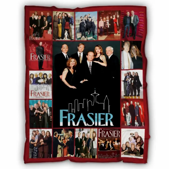 Discover Frasier Blanket, Frasier TV Series Fleece, Sherpa Blanket Fluffy, Cozy, Plush