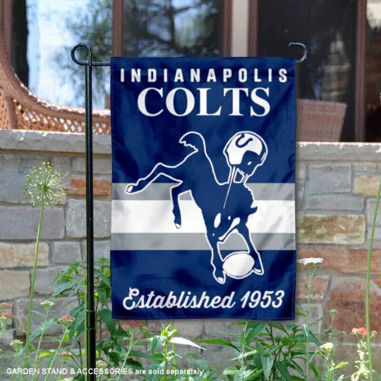 Discover Indianapolis Colts Throwback Retro Vintage  Garden Yard Banner Flag