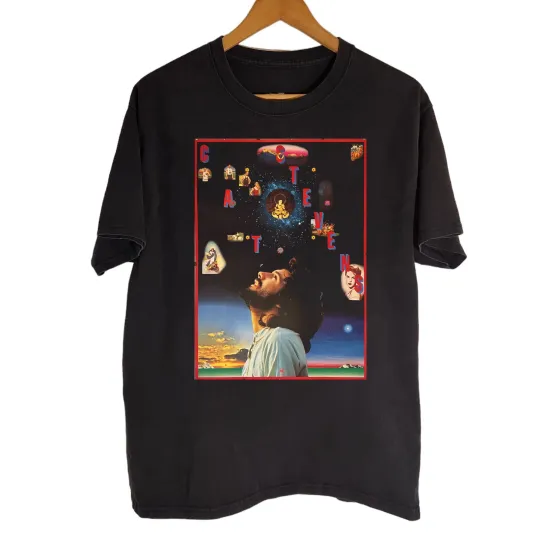 Discover Cat Stevens Album Music Tour T-shirt