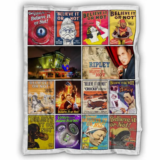 Discover Ripley's Believe It or Not Blanket, TV Series Fleece, Sherpa Blanket