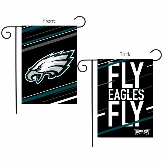 Discover Philadelphia Eagles Slogan Garden Flag football 12.5" x 18" Briarwood Lane