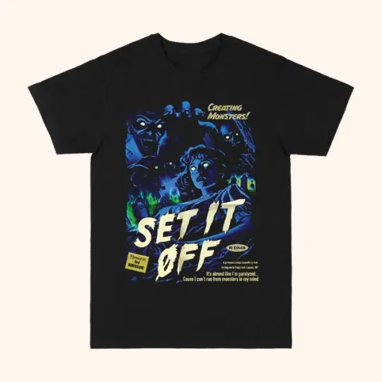 Discover Hot Set It Off Band Tour 2025 T-Shirt
