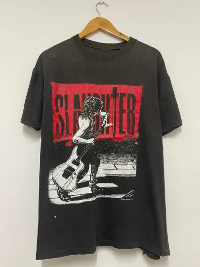 Discover Slaughter Band The Wild Life 1992 T-shirt All S to 5XL 2F1696