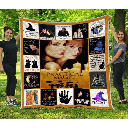 Discover Practical Magic Quilt, Practical Magic Movies Quilt Blanket Gillian Owens