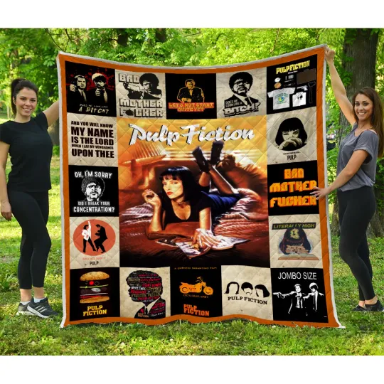 Discover Pulp Fiction Quilt, John Travolta Quilt Blanket Soft and Cozy