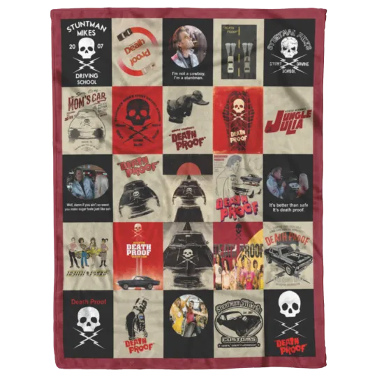Discover Death Proof Blanket, Death Proof Movie, Jungle Julia Horror Fleece Blanket