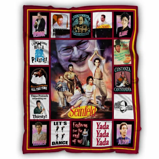 Discover Seinfeld Blanket, Seinfeld TV Series Fleece, Sherpa Blanket Soft All Seasons