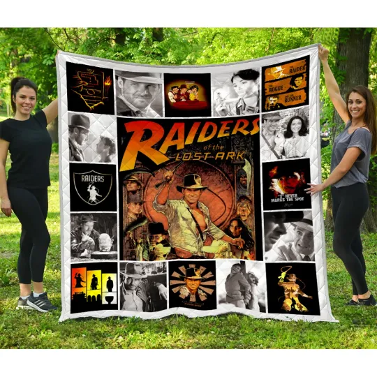 Raiders Of The Lost Ark Quilts, Indiana Jones Quilts Blanket Soft All Seasons